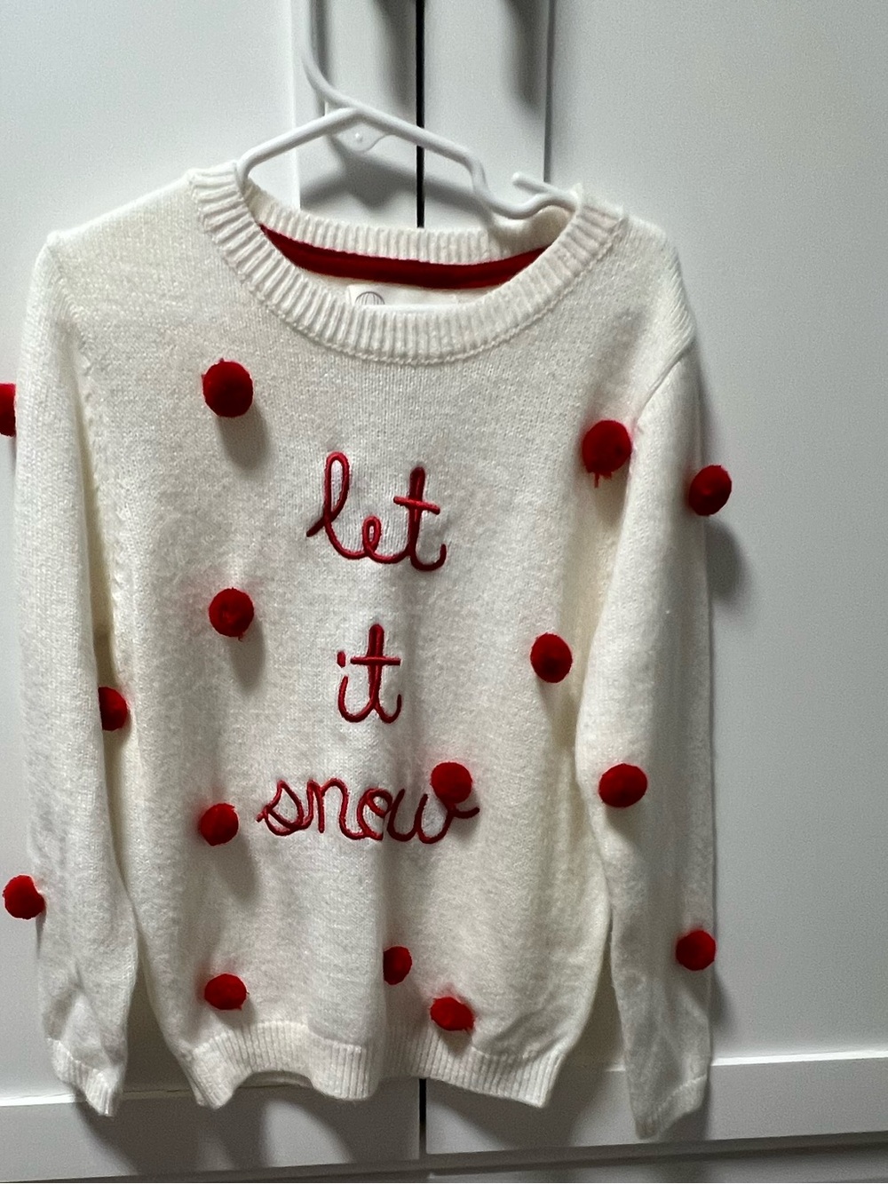 Adventurewear 360 let it snow sweater size 6